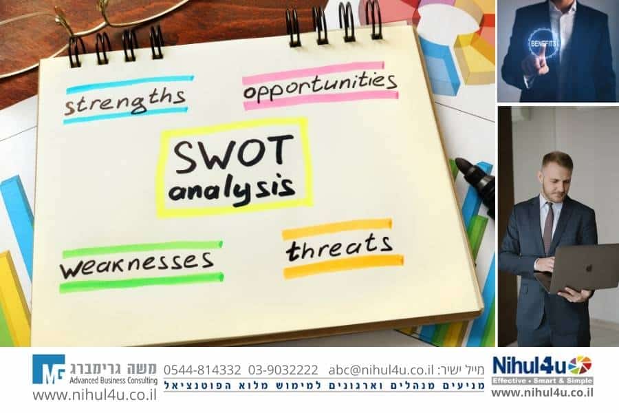 SWOT היתרונות בשימוש במודל בעולם הניהולי והשיווקי