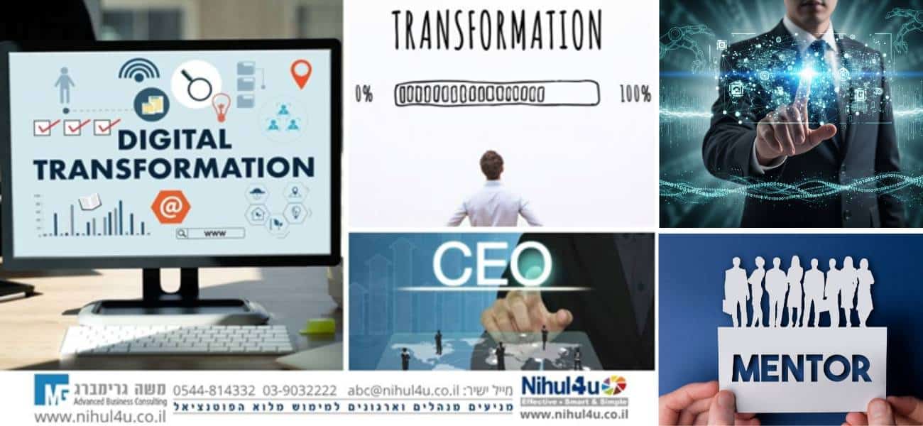 טרנספורמציה דיגיטלית: המדריך האסטרטגי למנכ"ל