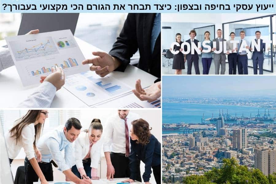 ייעוץ עסקי בחיפה ובצפון: כיצד תבחר את הגורם הכי מקצועי בעבורך?